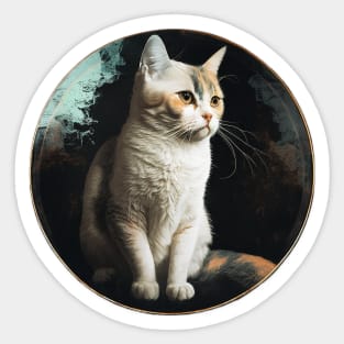 Cat-tivating Designs: Our Collection of Unique Cat-Inspired Artwork Sticker